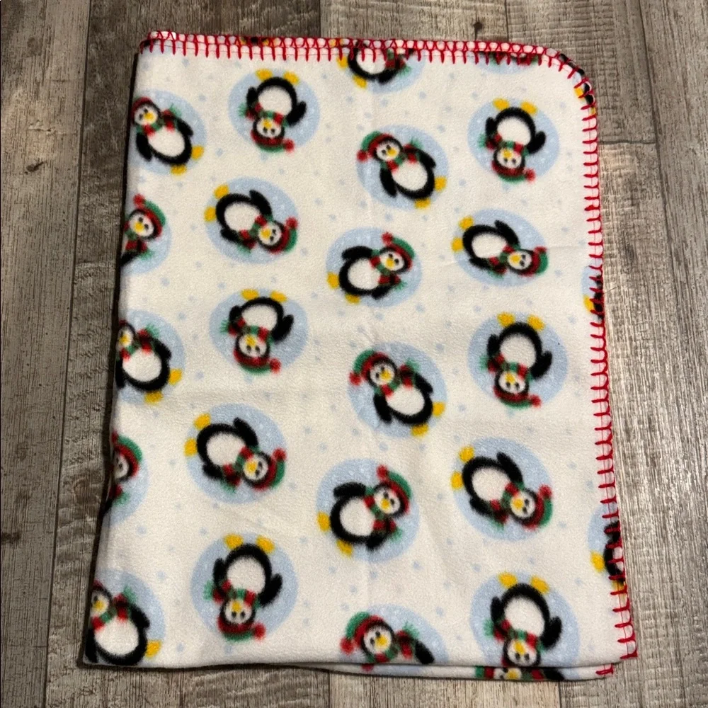 Festive Chevron Bib and Blanket Set